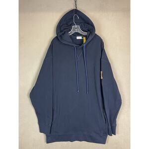 Moncler Hoodie Mens Large Blue JW‎ Anderson Designer Pullover Sweater Adult